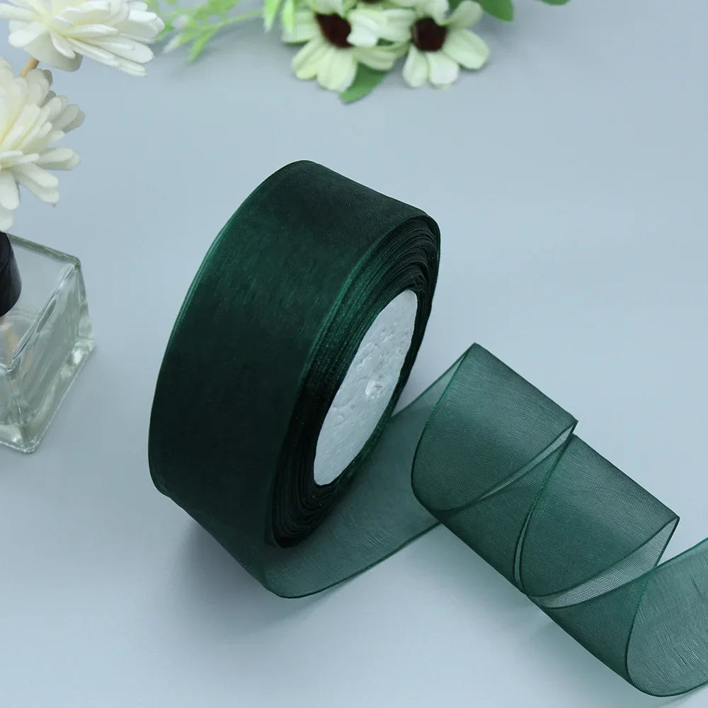 Stor rulle med Organza band