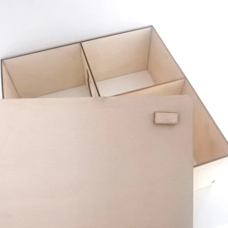 Trä hus med lock för hamster