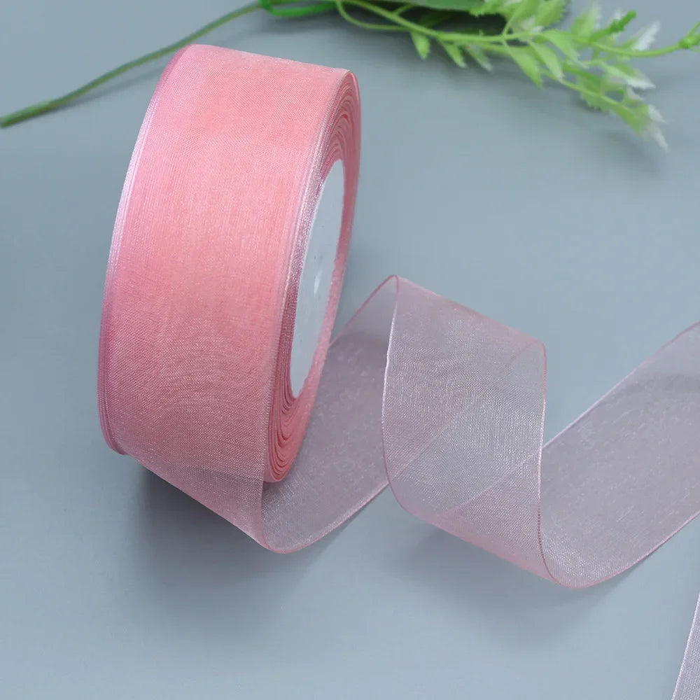 Stor rulle med Organza band