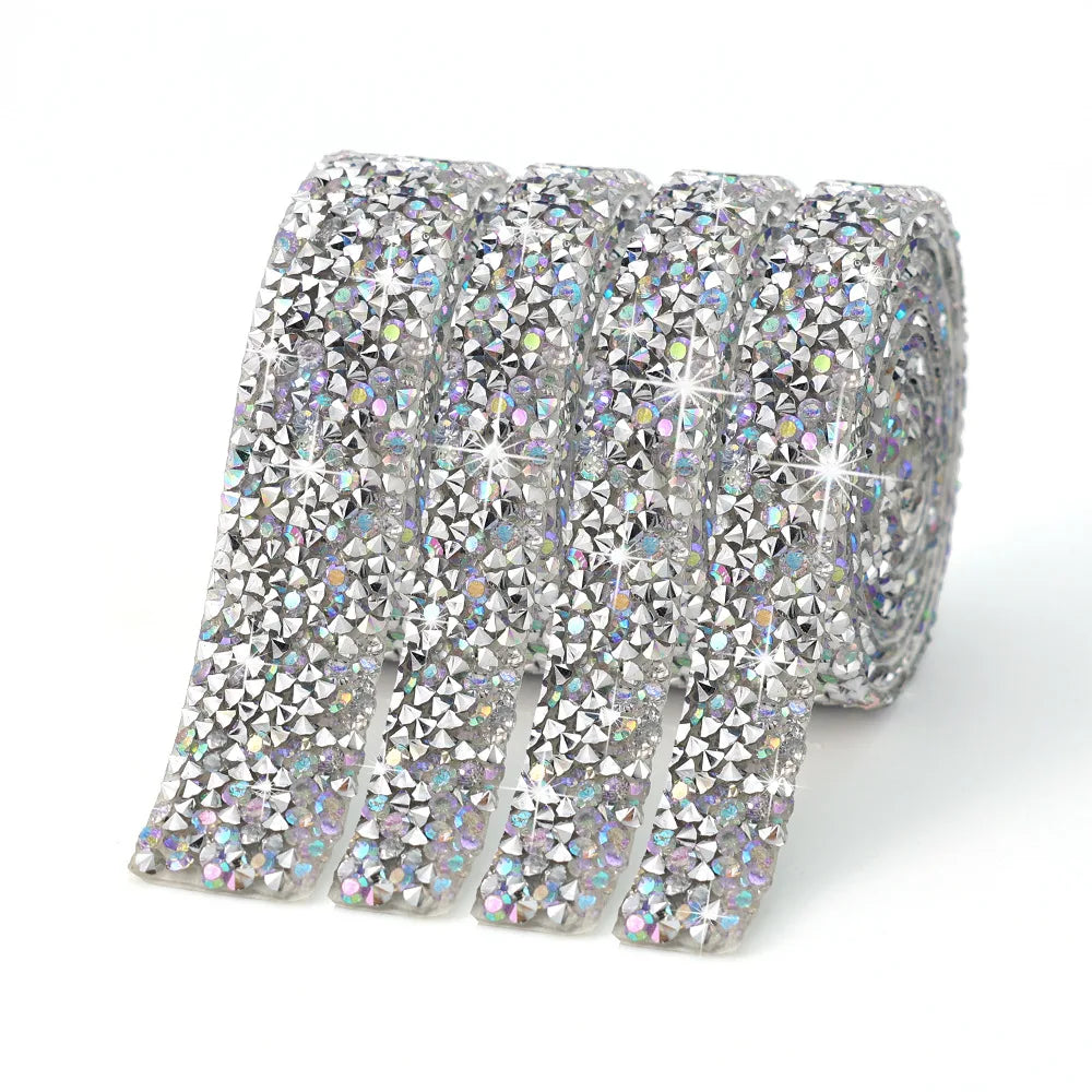 2cm bred strass tejp