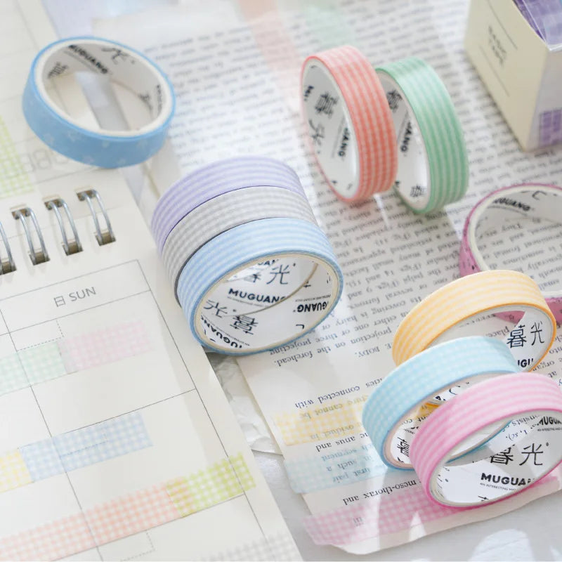 10-pack of paper tape in different colors