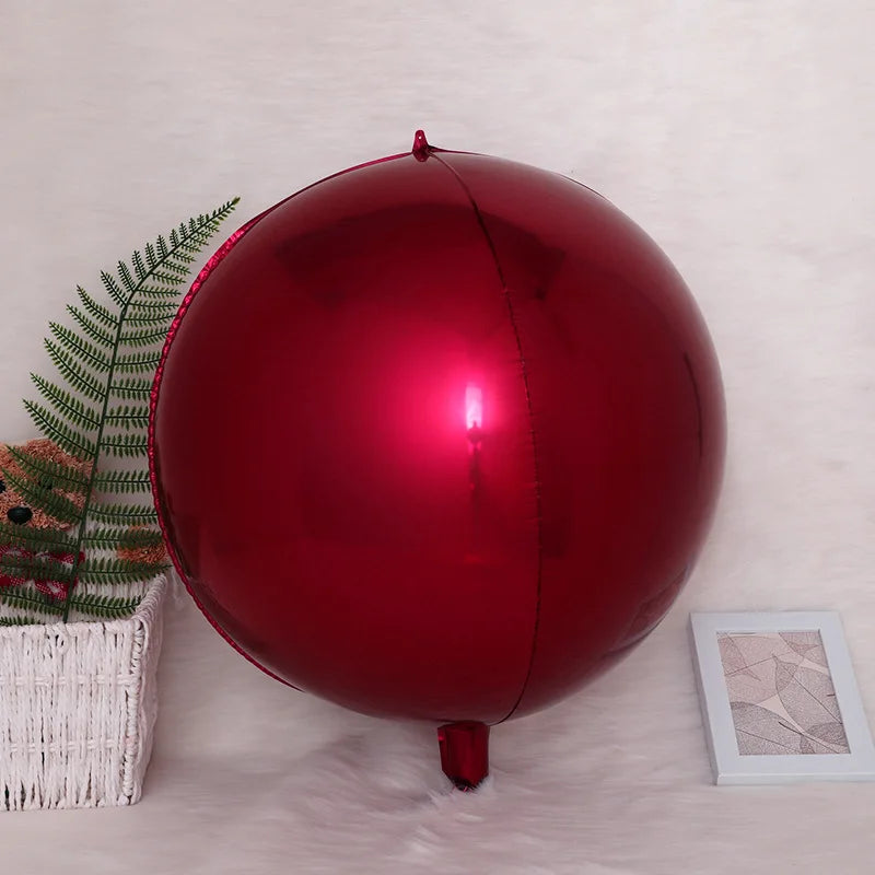 Stora metallic färgade ballonger