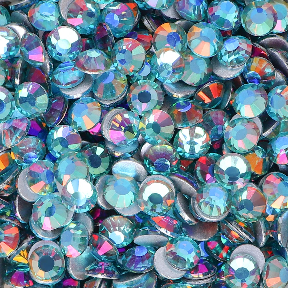 Strass stenar Aquamarine