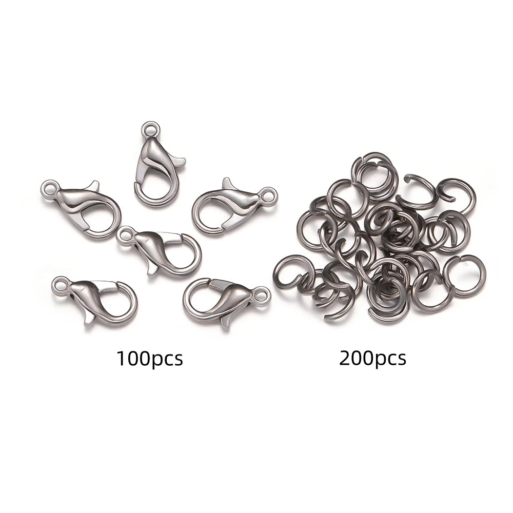 Set med 300st klolås & Bindringar