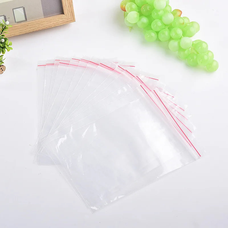 100 zip lock bags in smaller sizes