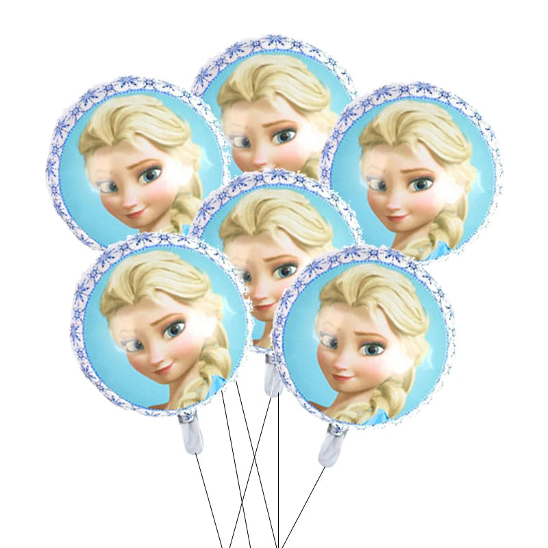 6st set Ballonger med Frost