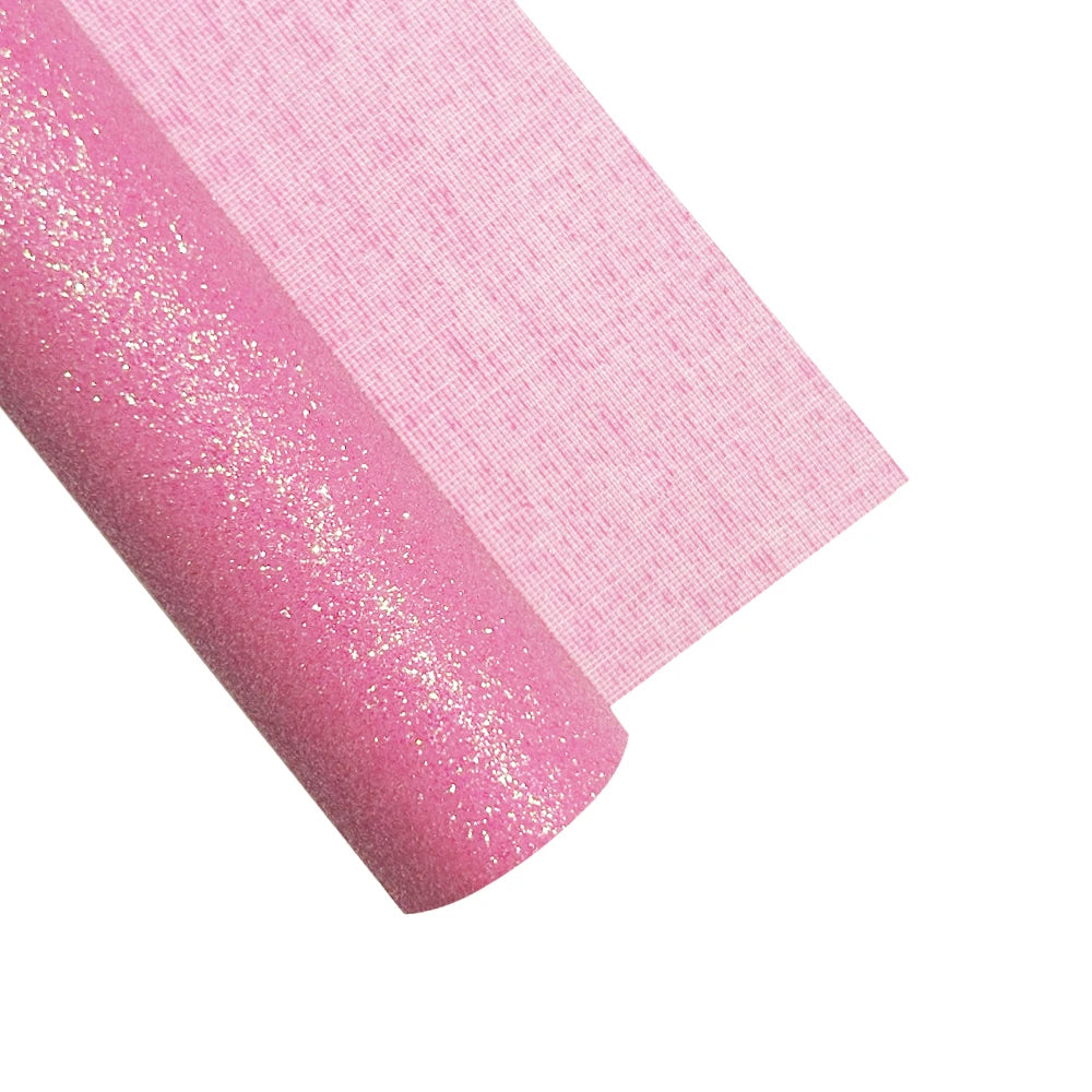 Leather fabric with glitter in different colors