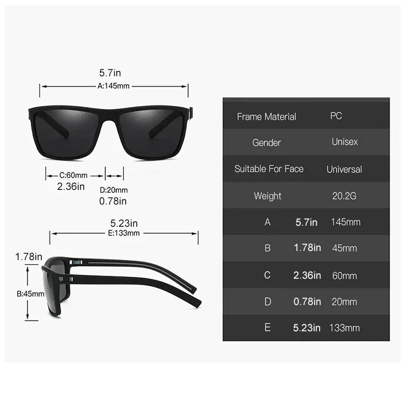 Sunglasses with full-coverage lenses