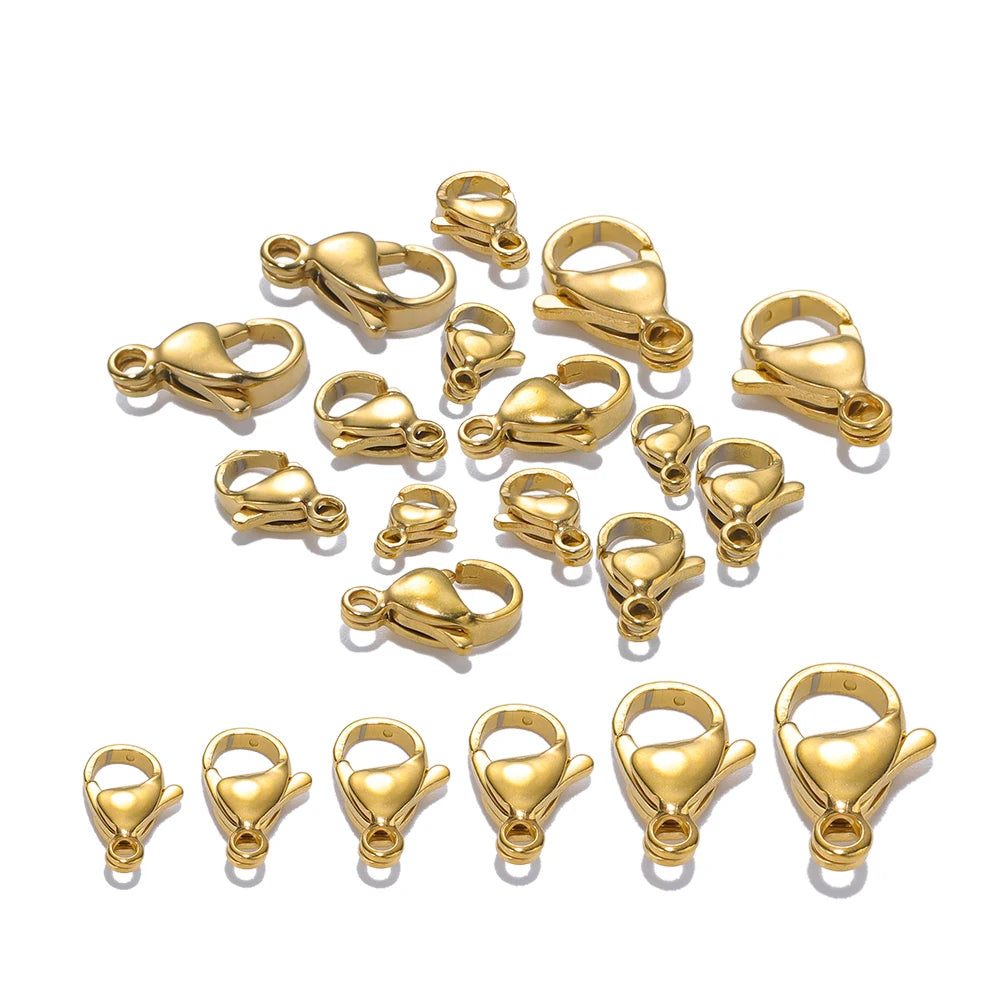 Klo Lås 18k guld olika storlekar