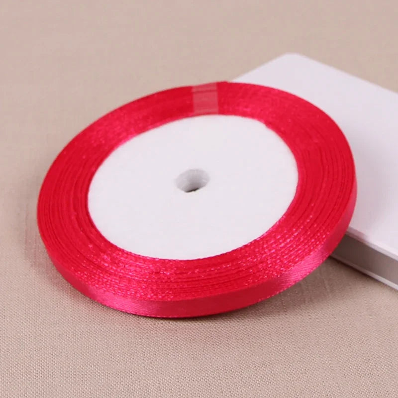Satin ribbon cerise