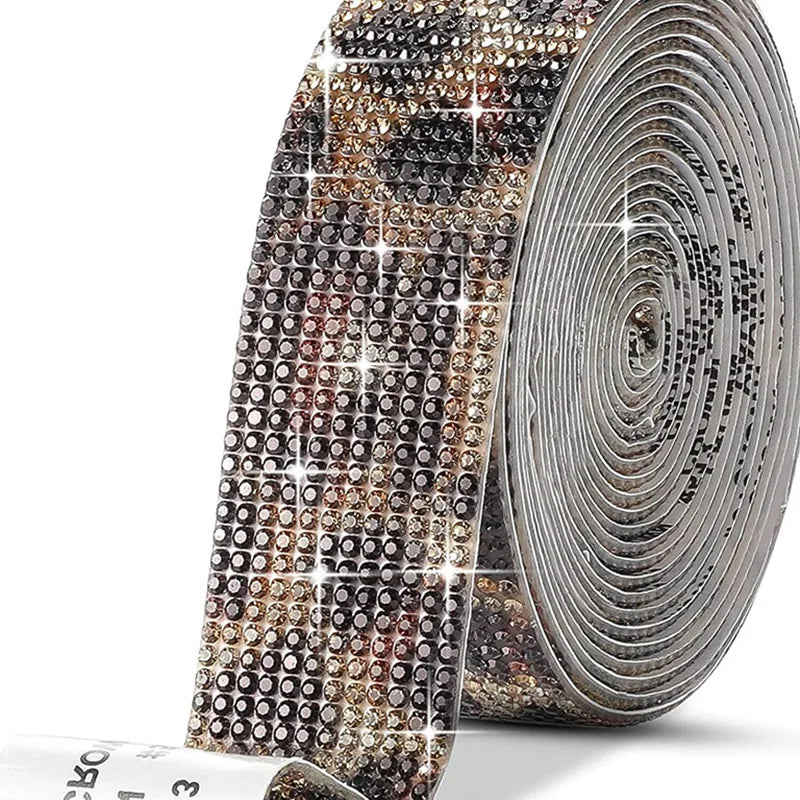 Rhinestone tape 18pcs different color choices