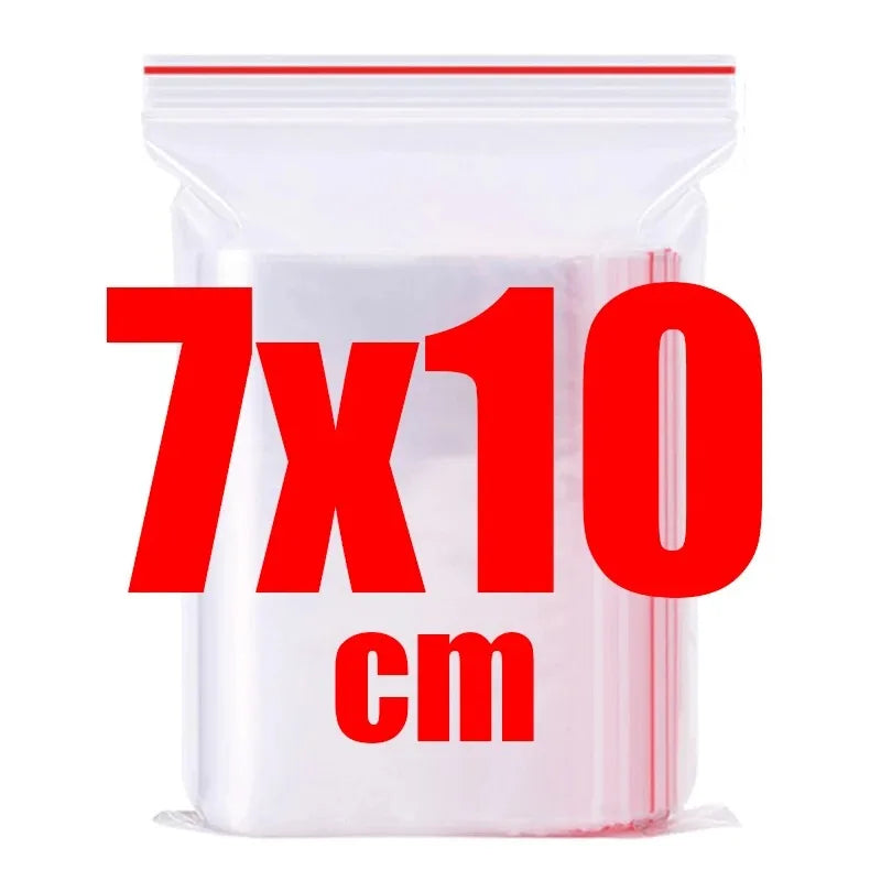 200 zip lock bags in various sizes