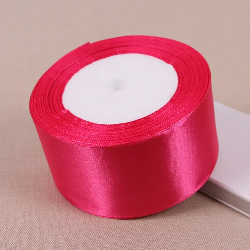 Satin ribbon cerise