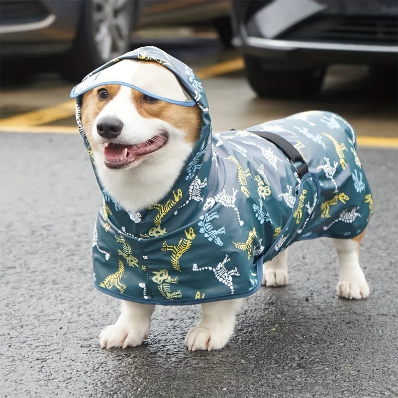 Regnkappa Hund för stora hundar
