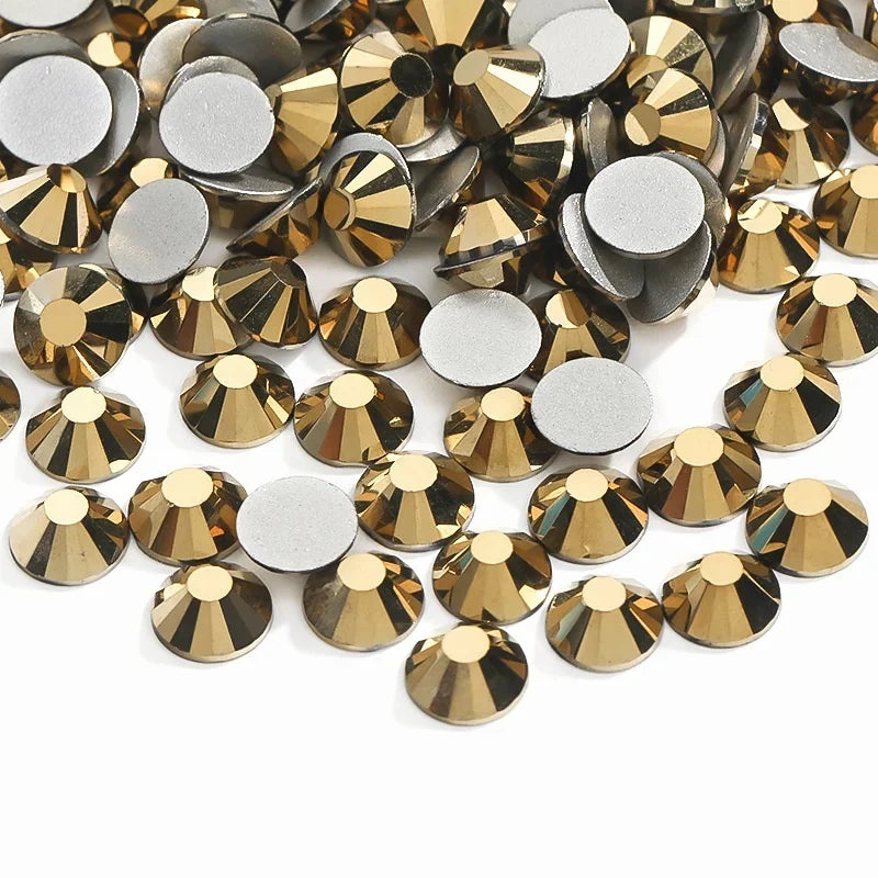 Strass stenar i metall färger