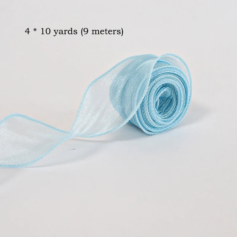 Ribbon organza 12pcs color choice