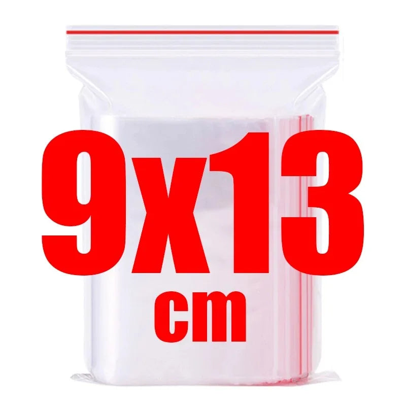 200 zip lock bags in various sizes
