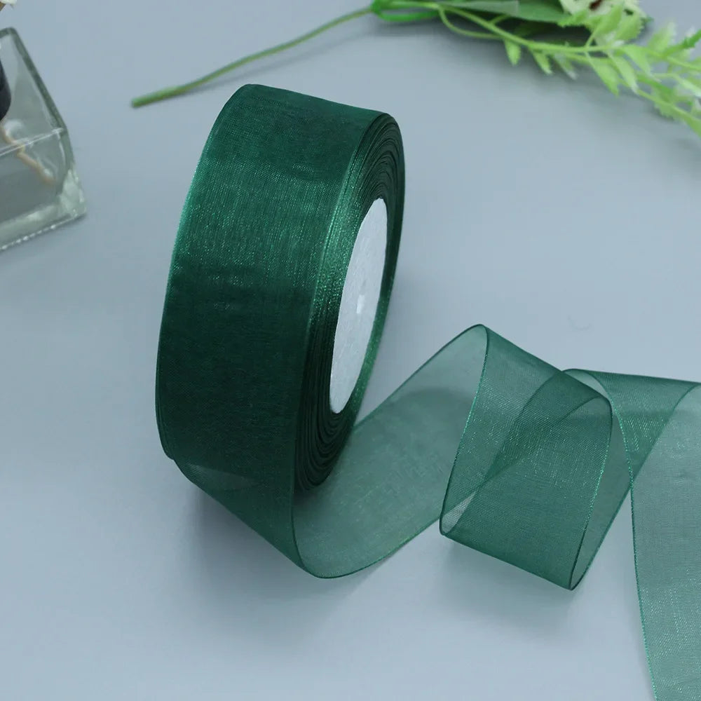 Stor rulle med Organza band