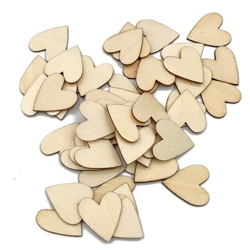 Wooden hearts