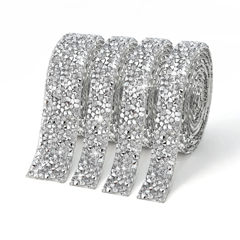 2cm bred strass tejp