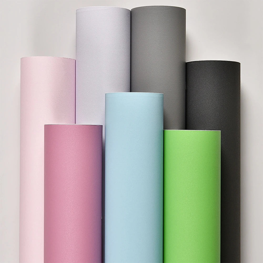 Självhäftande tapet Matta färger.