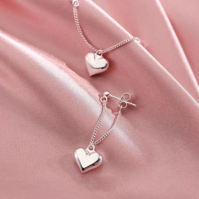 Örhängen hjärtan 925 sterling silver