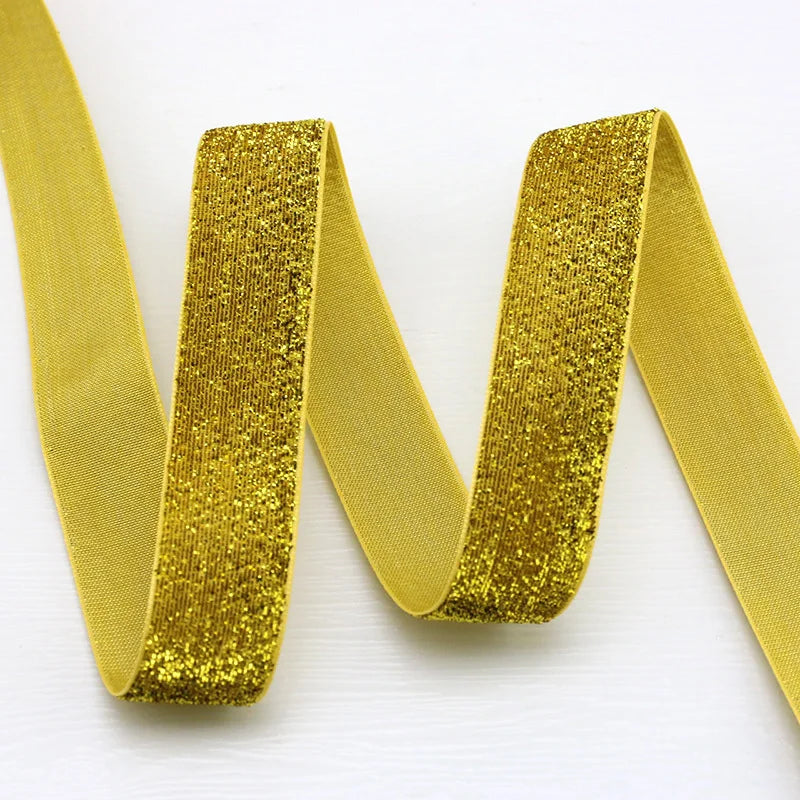 10M velvet ribbon with glitter