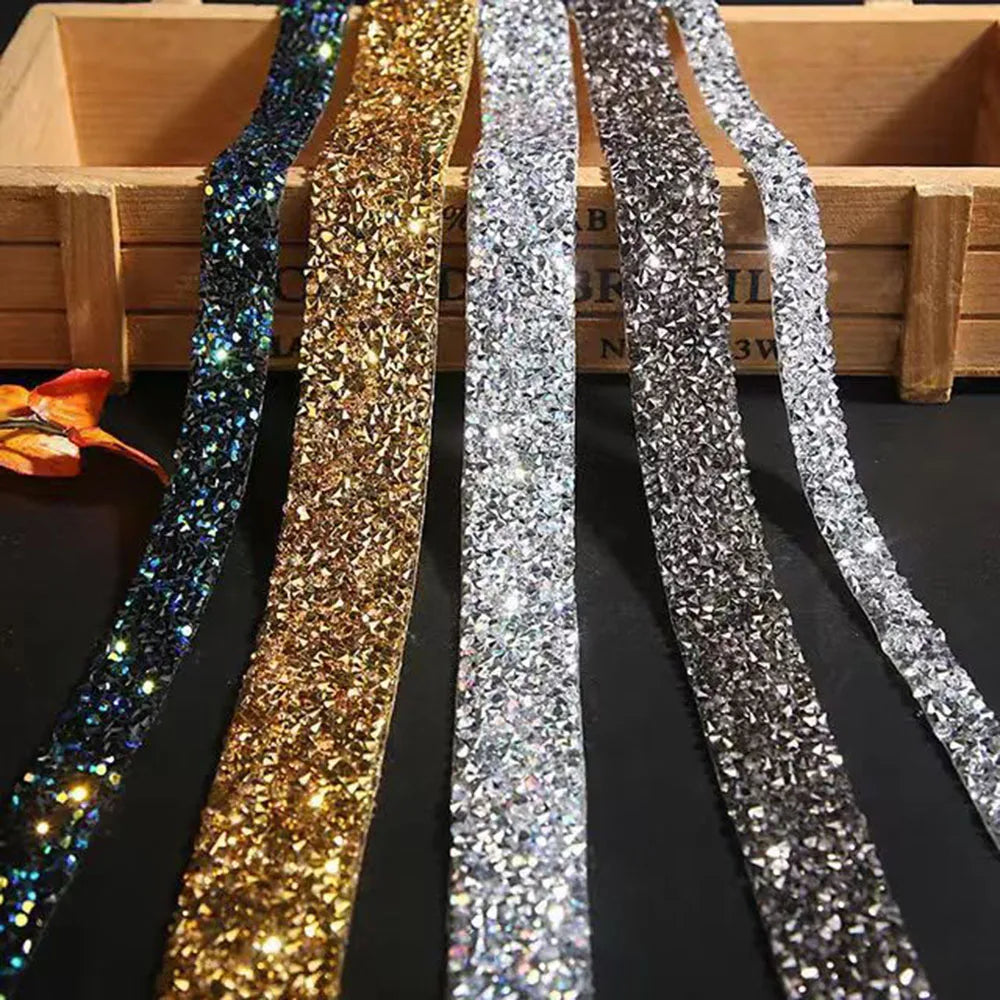 2cm bred strass tejp