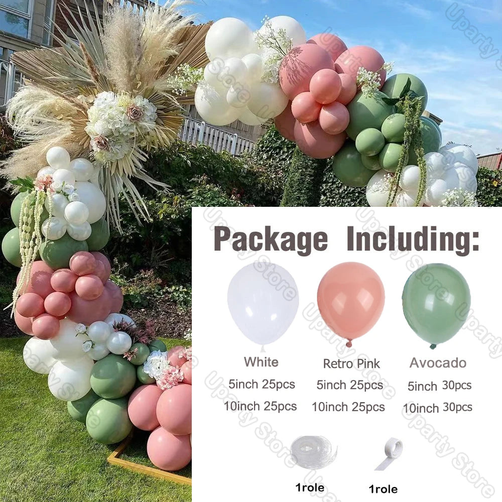 Mixade ballonger på 162st olika färger