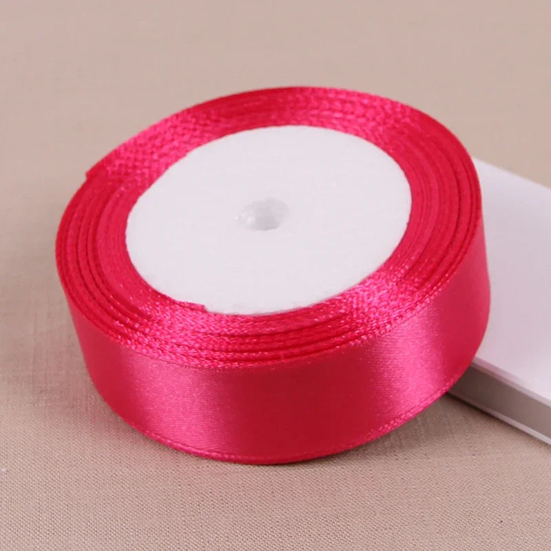 Satin ribbon cerise