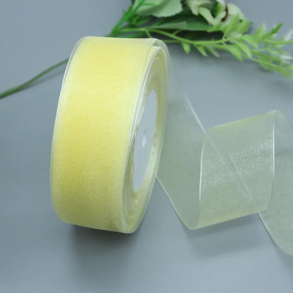 Stor rulle med Organza band