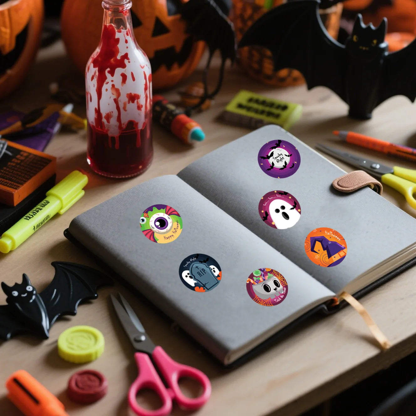 Klistermärken halloween