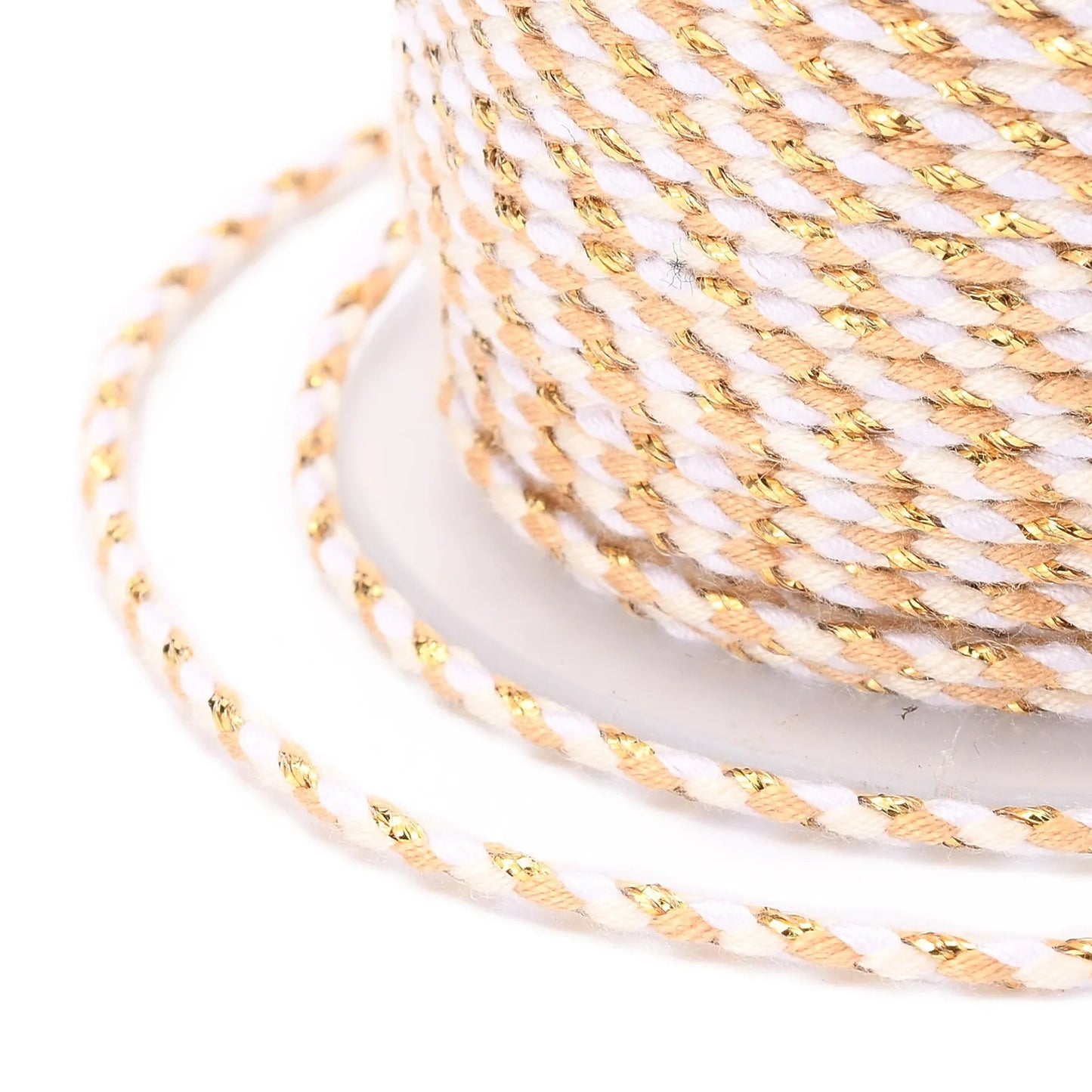 Striped cotton string