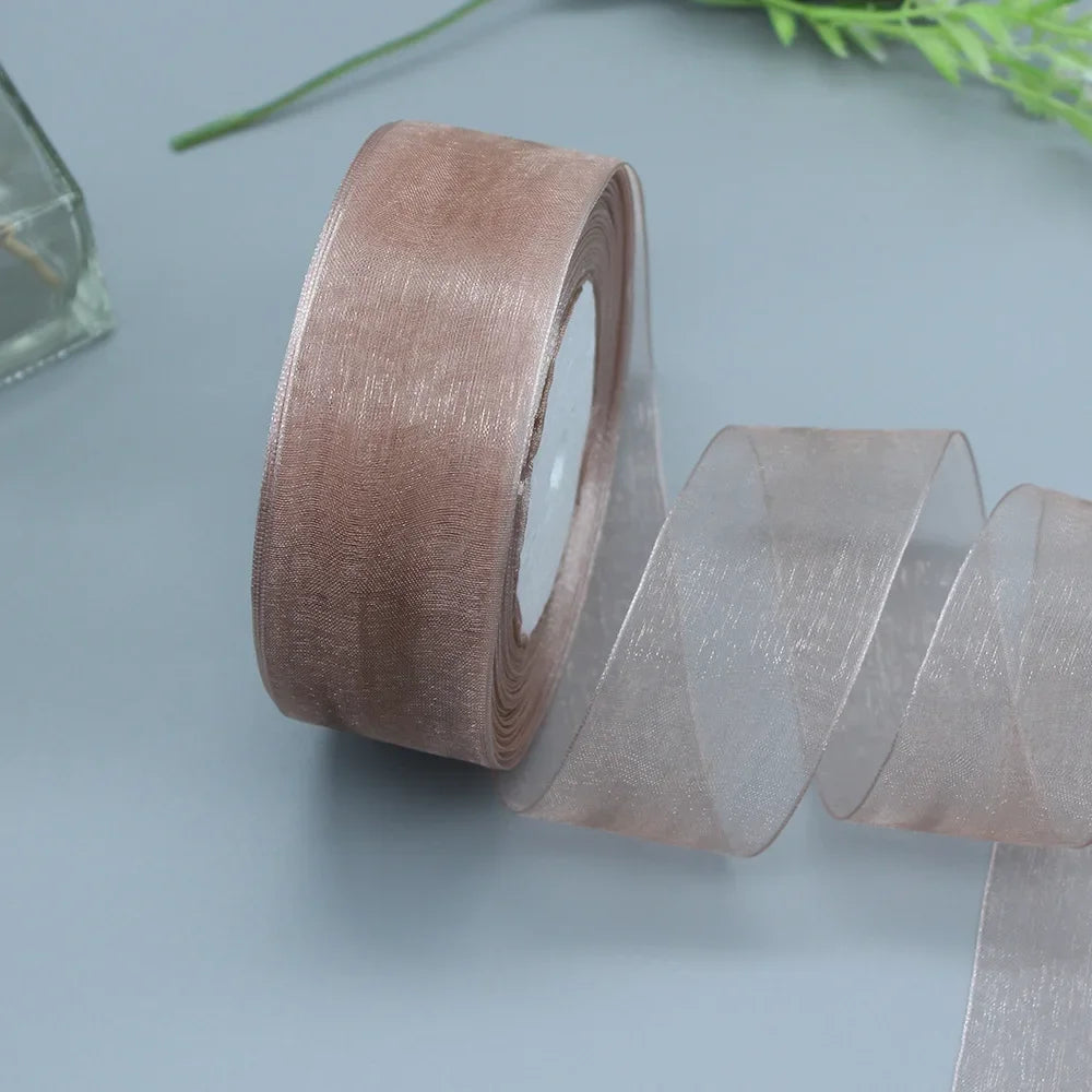 Stor rulle med Organza band