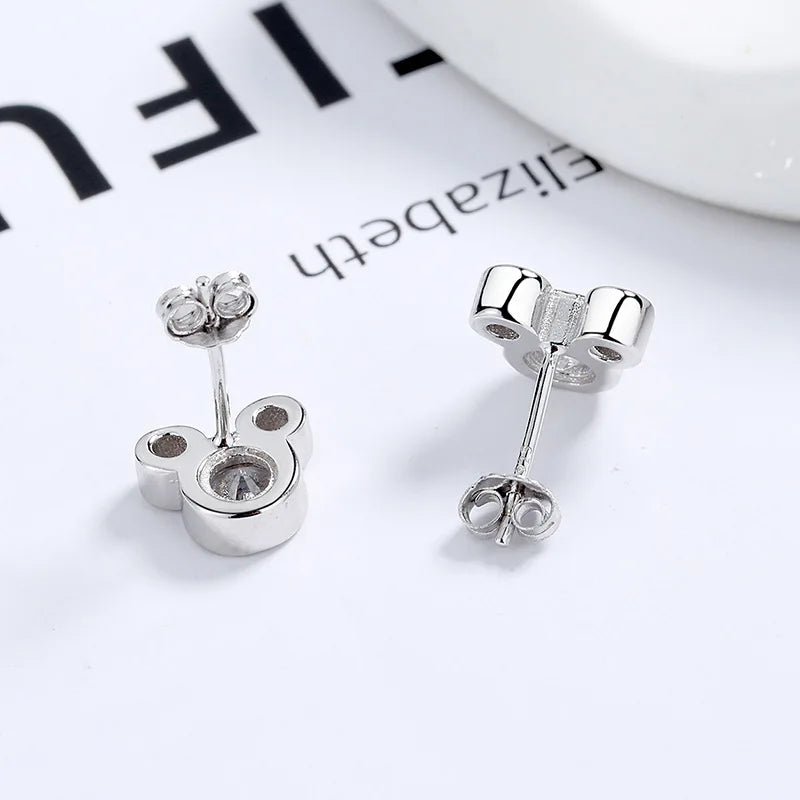 Earrings 925 silver Mickey Mouse