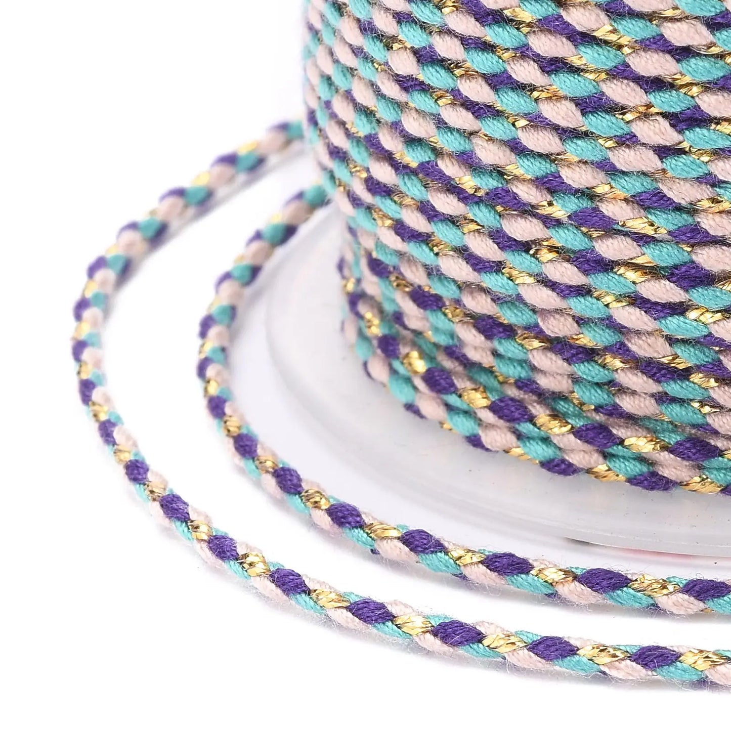 Striped cotton string