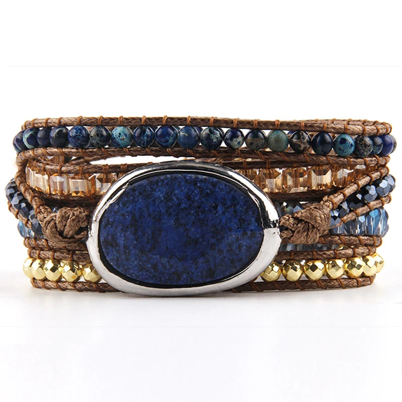 Armband med ädelsten pärlor
