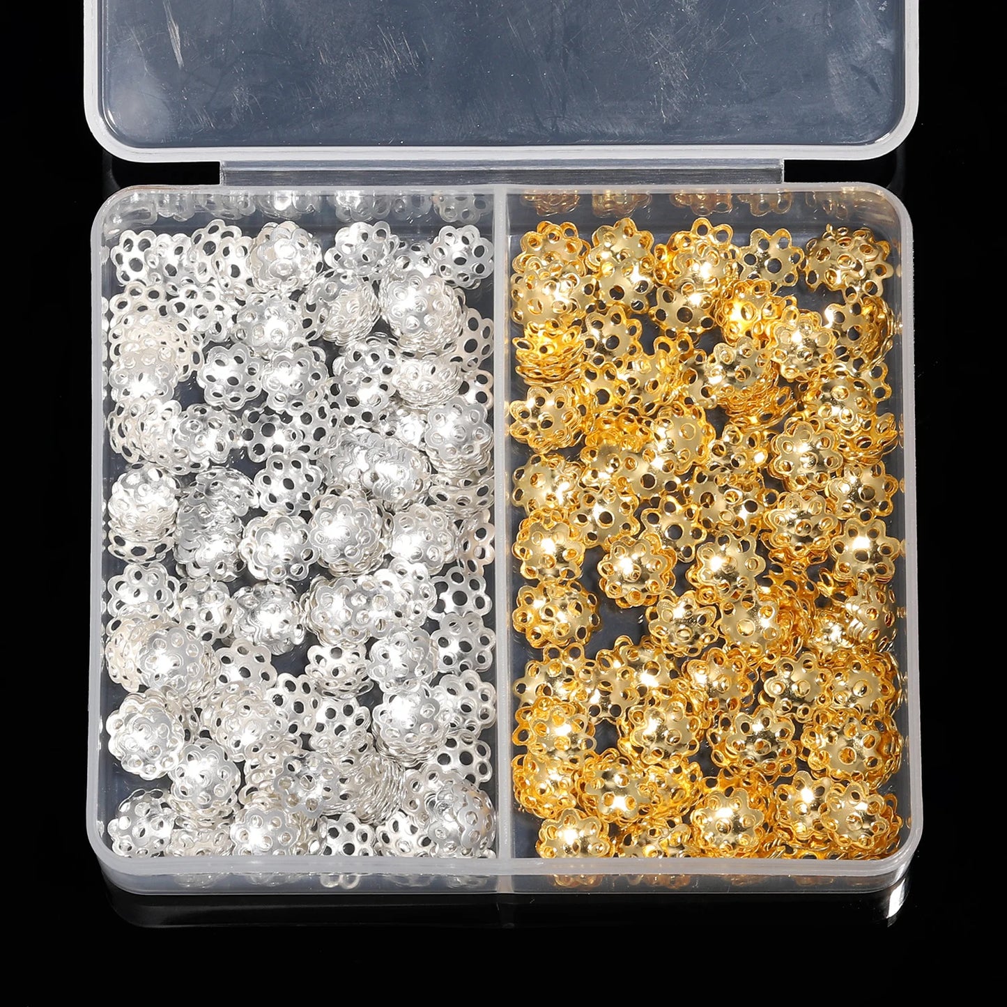 Pärlhattar Filigran platinum/Guld