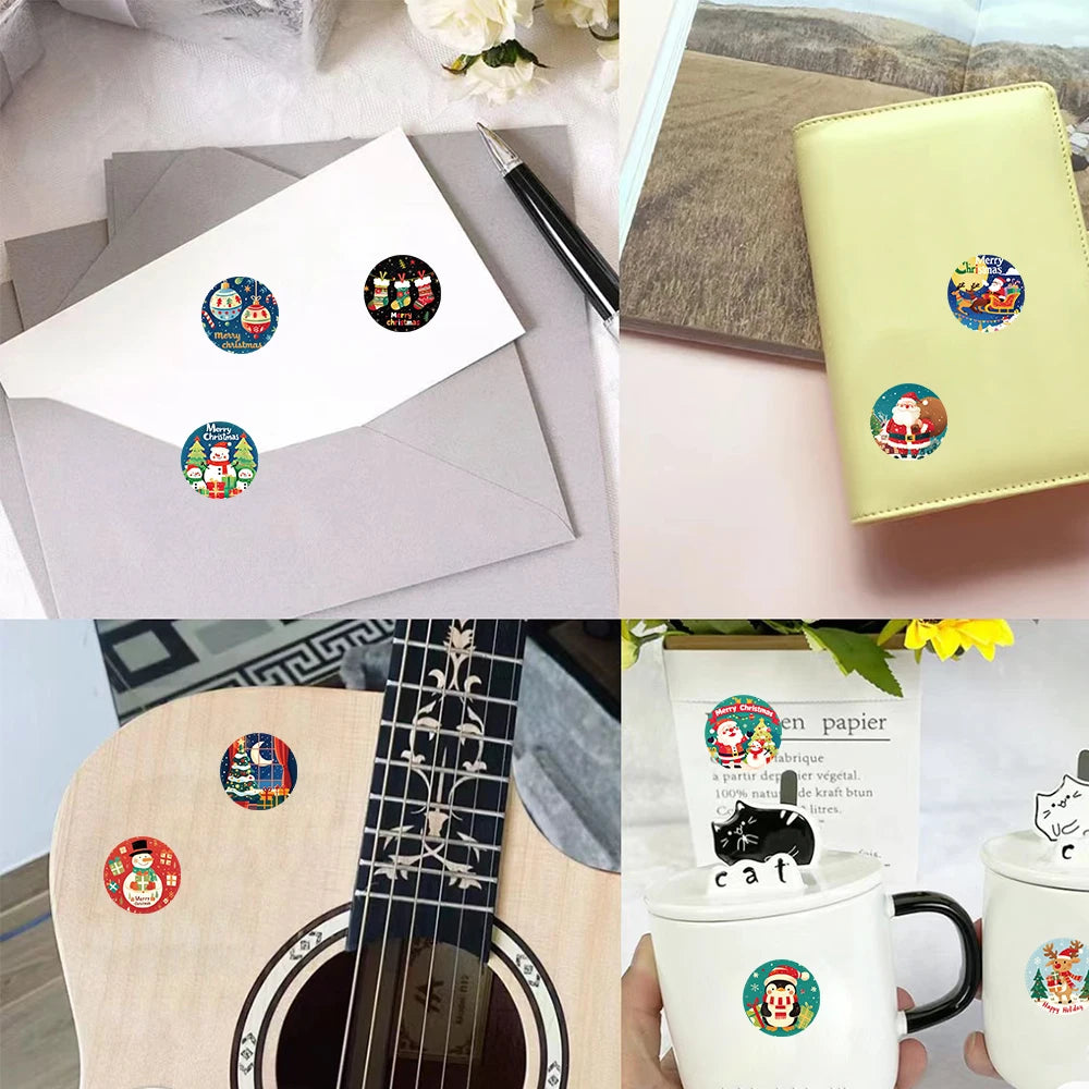 Sticker roll Christmas motif