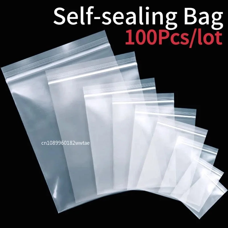 100-pack zipp lock påsar
