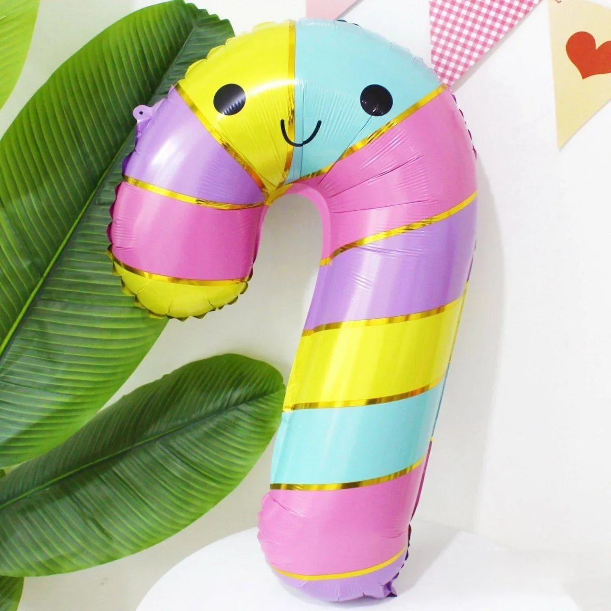 7-pack ballonger med godis& glass