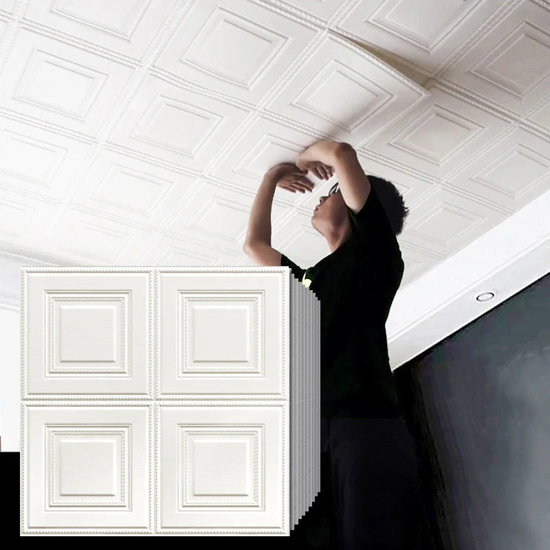 Självhäftande dekor plattor 70x70cm