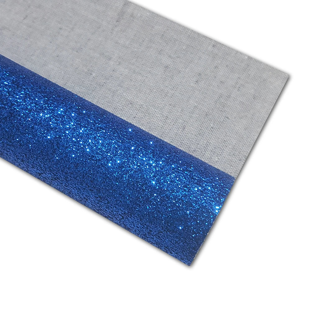 Leather fabric with glitter in different colors