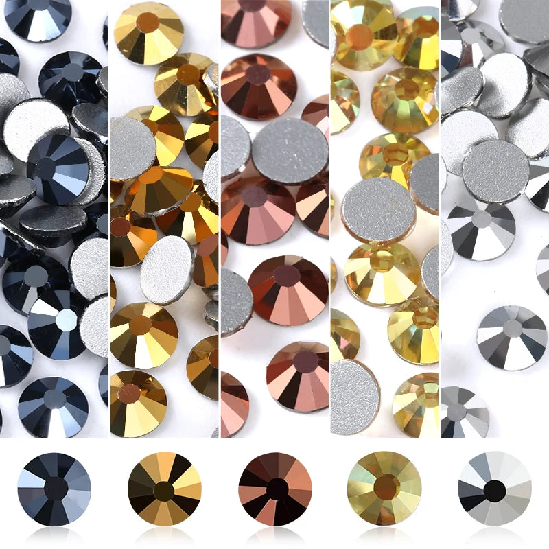 Strass stenar metallic färger
