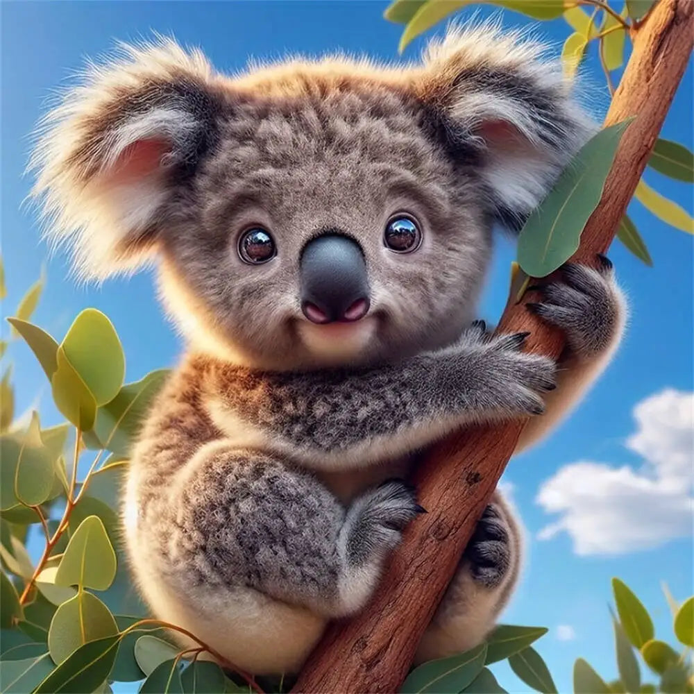 Diamant målning med koala björn