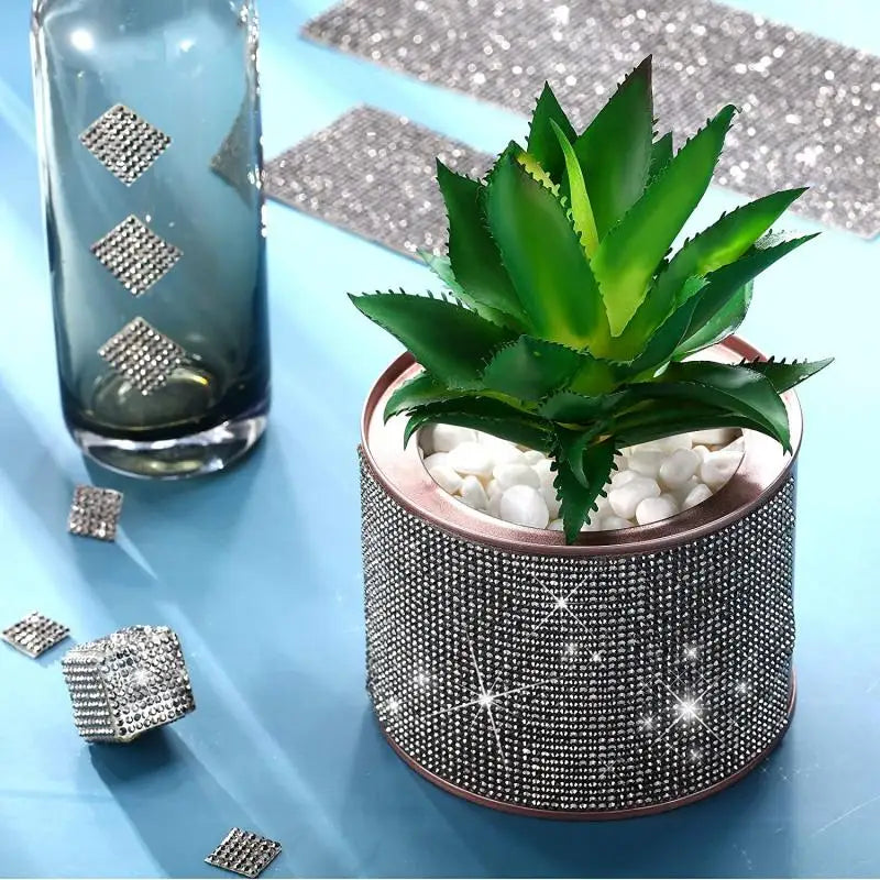 1 sheet of rhinestone tape 12.5x20cm, several different colors