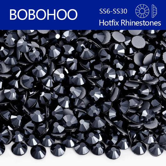 Rhinestones stones black hot fix