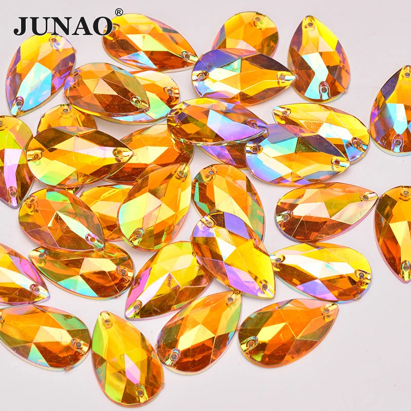 Large sew on rhinestones
