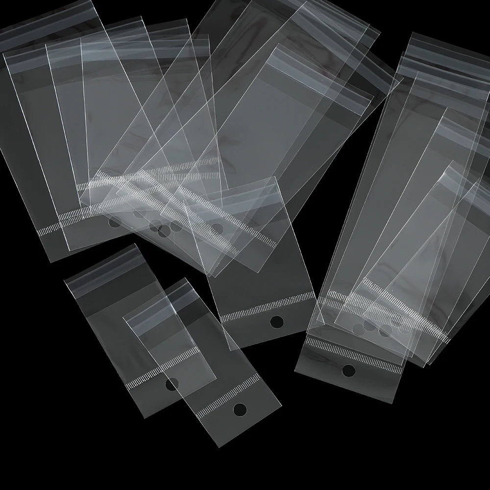 100pcs cellophane bags with holes
