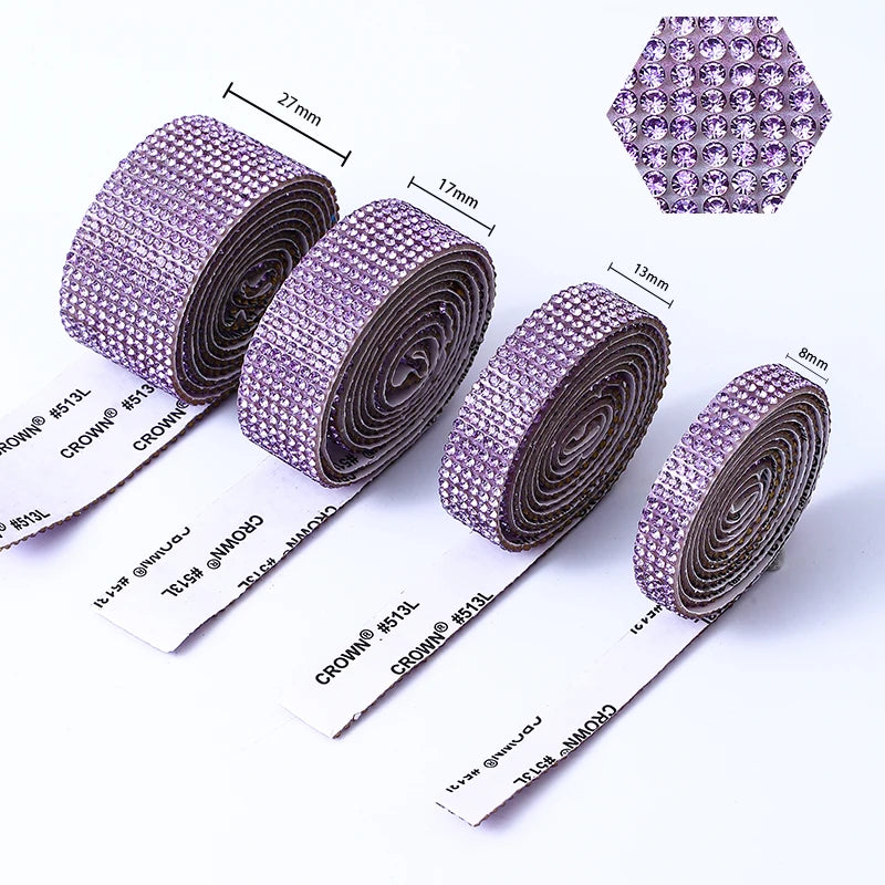 Rhinestone tape different colors
